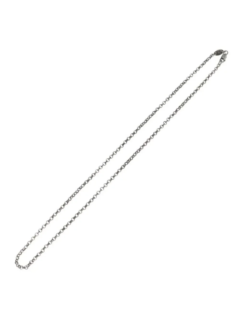 Chrome Hearts Neckchain Roll Chain Necklace Silver